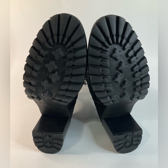 La Canadienne Parkera Women's Black Suede Lace Up Zip Casual Mid Boots - Picture 10 of 11